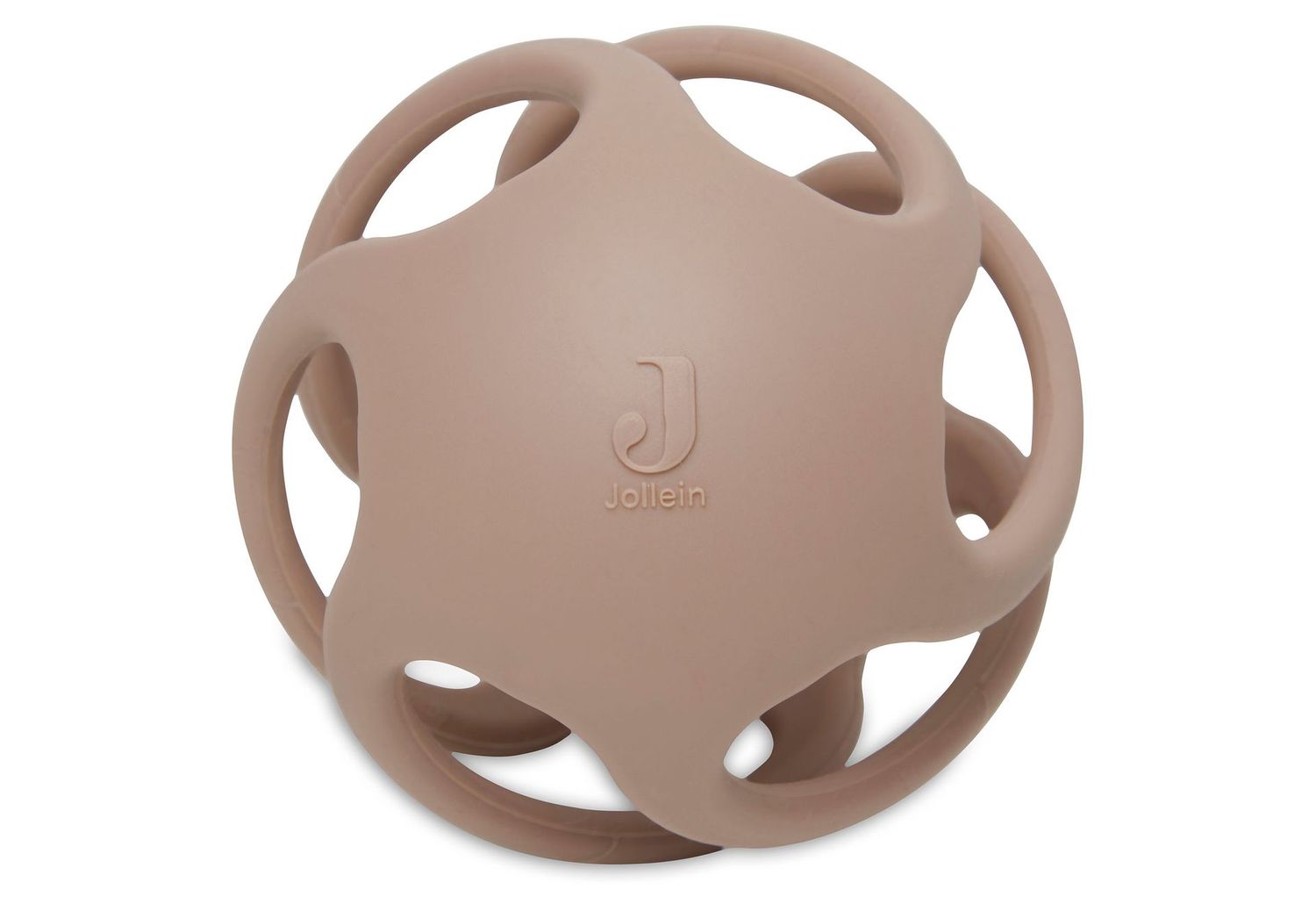 Silikonball 9,5 cm - biscuit