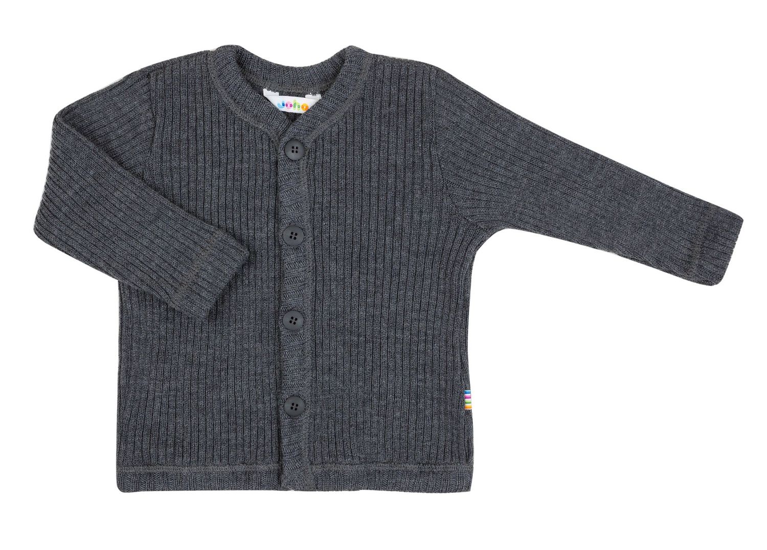 Cardigan Heavy Merinowolle - grau