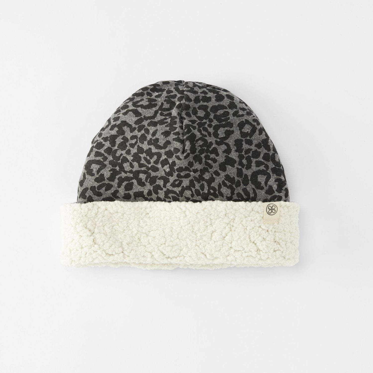 Cloby Teddy Mütze Leopard