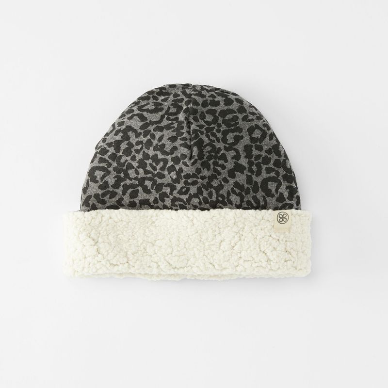 Cloby Teddy Mütze Leopard
