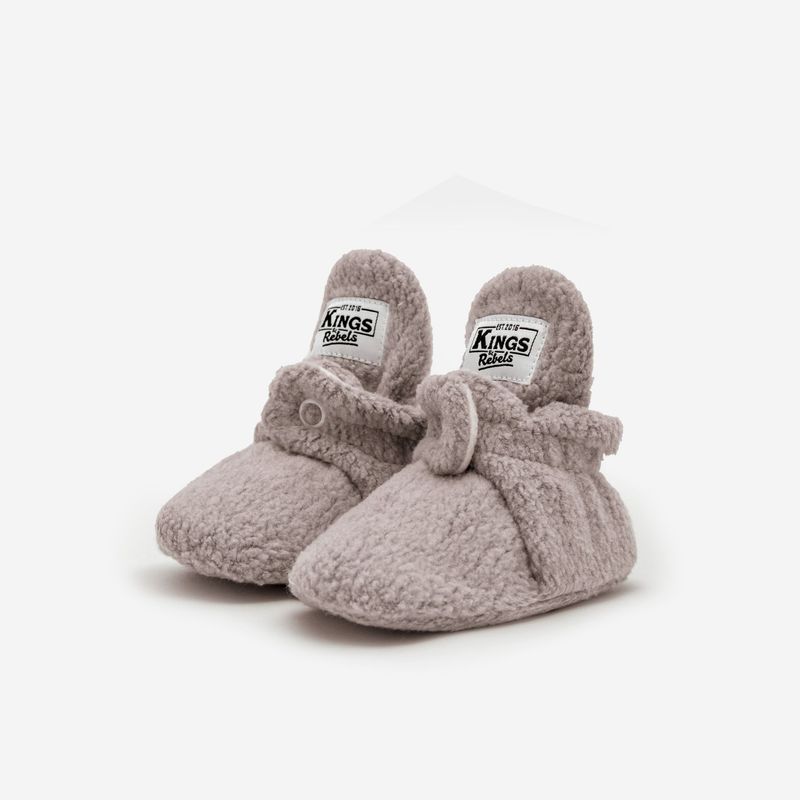 Booties Teddy beige