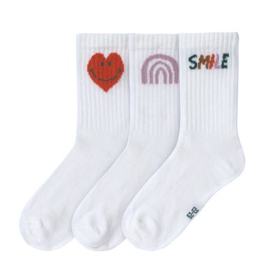 Tennissocken SMILE Kinder 3er-Set