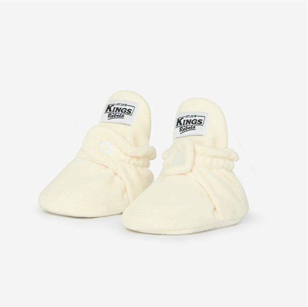 Booties Fleece  Cream