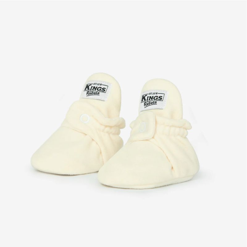 Booties Fleece  Cream