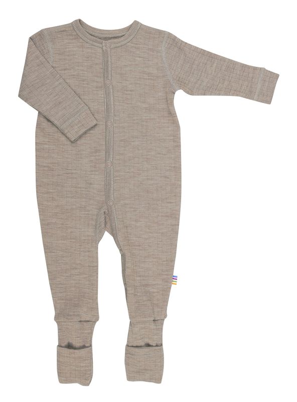 Jumpsuit Merinowolle - beige/braun Jumpsuit Merinowolle - beige/braun