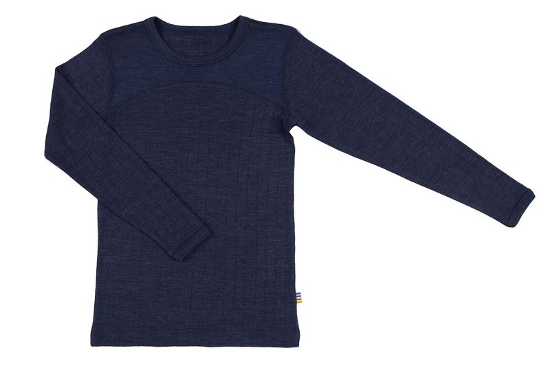 Langarmshirt Wolle/Seide - navy Langarmshirt Wolle/Seide - navy