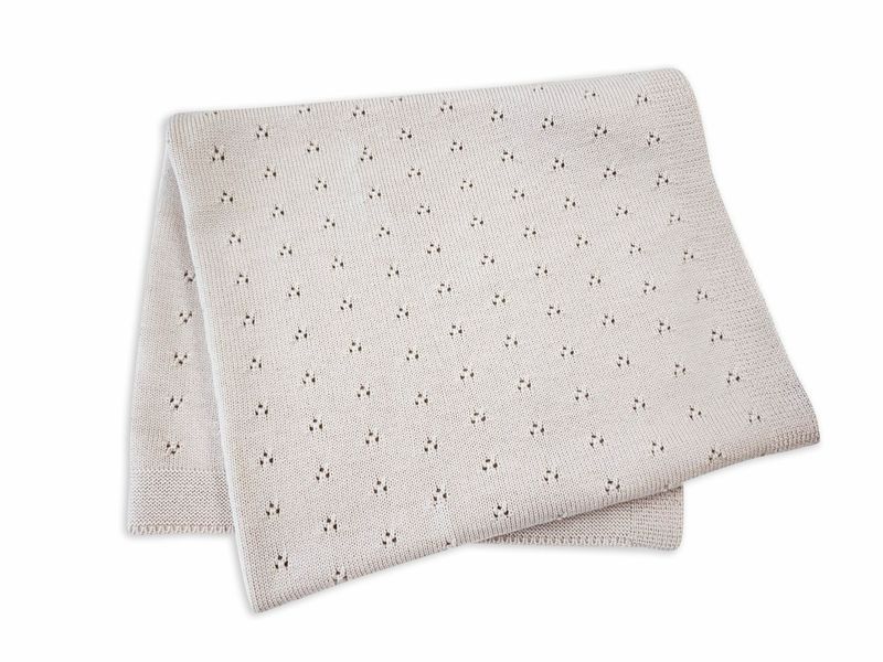 Kuscheldecke Ida - Creme