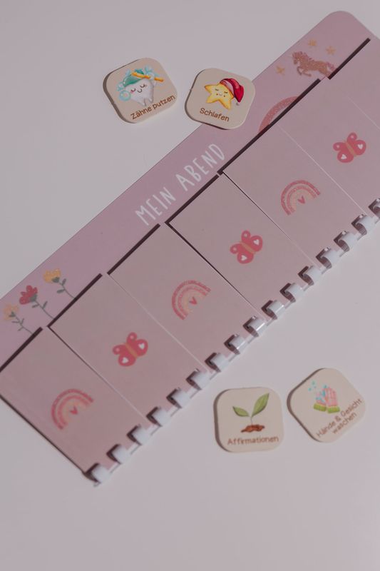 SALE Morgen & Abendroutine Set Einhorn Glitzer