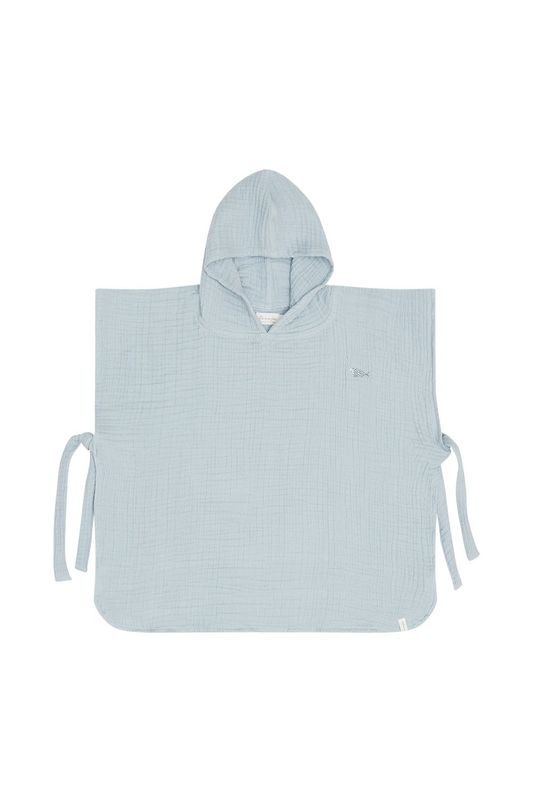 Poncho aus Musselin fish - clear blue Poncho aus Musselin fish - clear blue