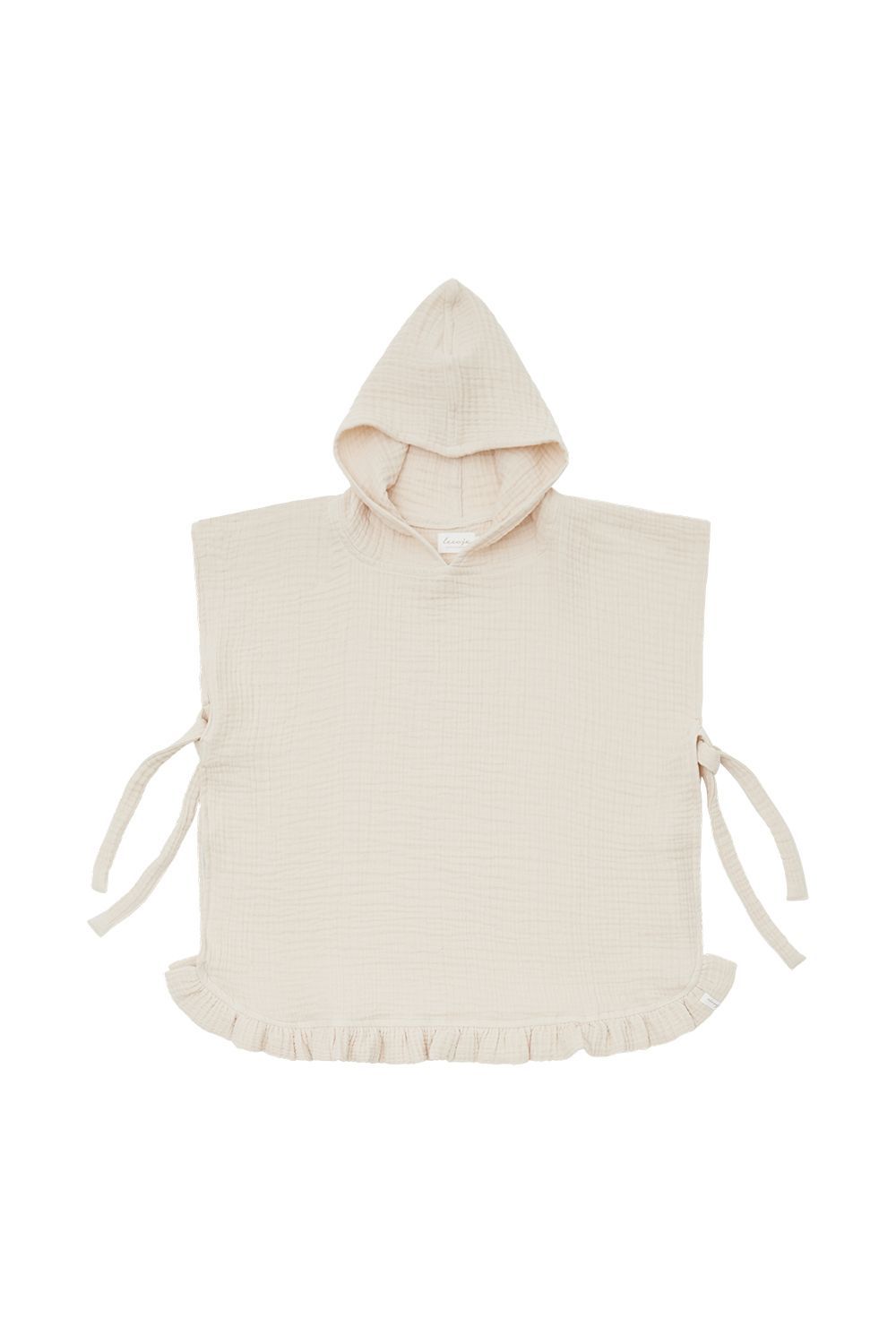 Poncho aus Musselin oh hey vacay - cappuccino