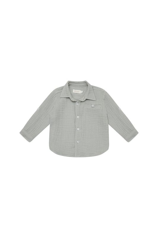 Musselinhemd 'soft green' - soft green Musselinhemd 'soft green' - soft green