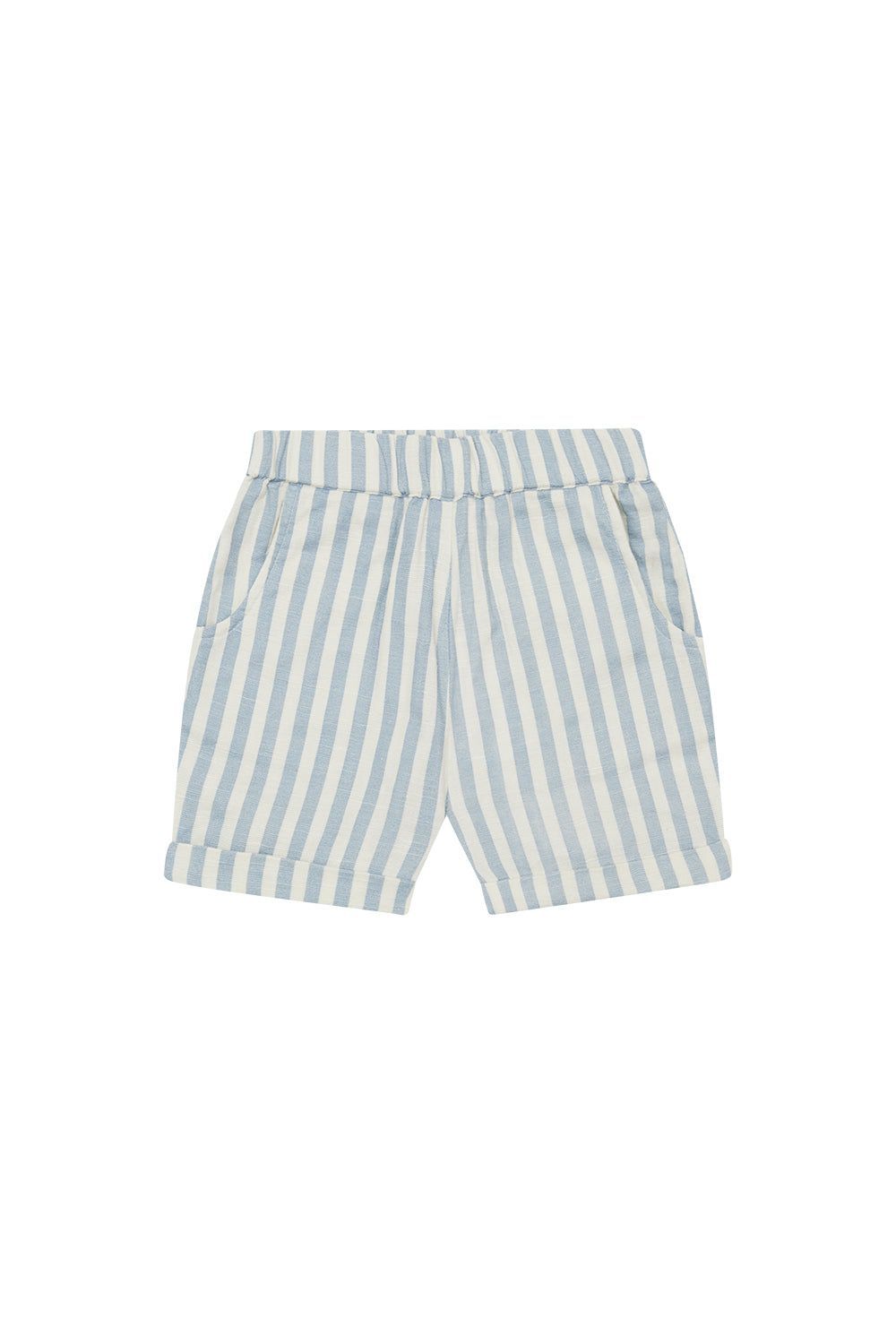 Leinenshorts 'blue stripes'