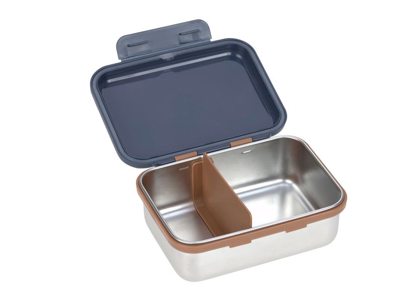 Lässig Lunchbox Stainless Steel Little Gang Smile Navy