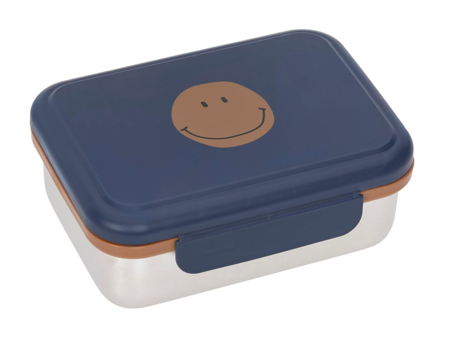 Lässig Lunchbox Stainless Steel Little Gang Smile Navy Lässig Lunchbox Stainless Steel Little Gang Smile Navy