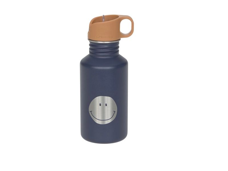 Lässig Edelstahl Trinkflasche Little Gang Smile, navy Lässig Edelstahl Trinkflasche Little Gang Smile, navy