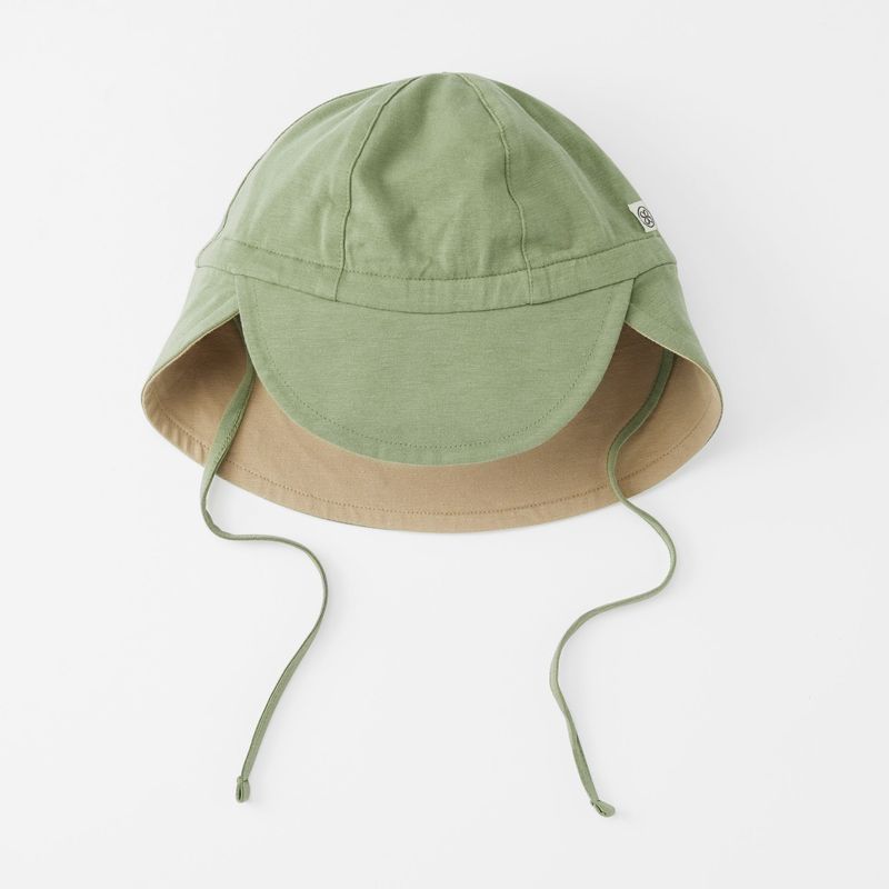UV Sonnenhut UPF 50+ wendbar - olive green/sandy beach UV Sonnenhut UPF 50+ wendbar - olive green/sandy beach