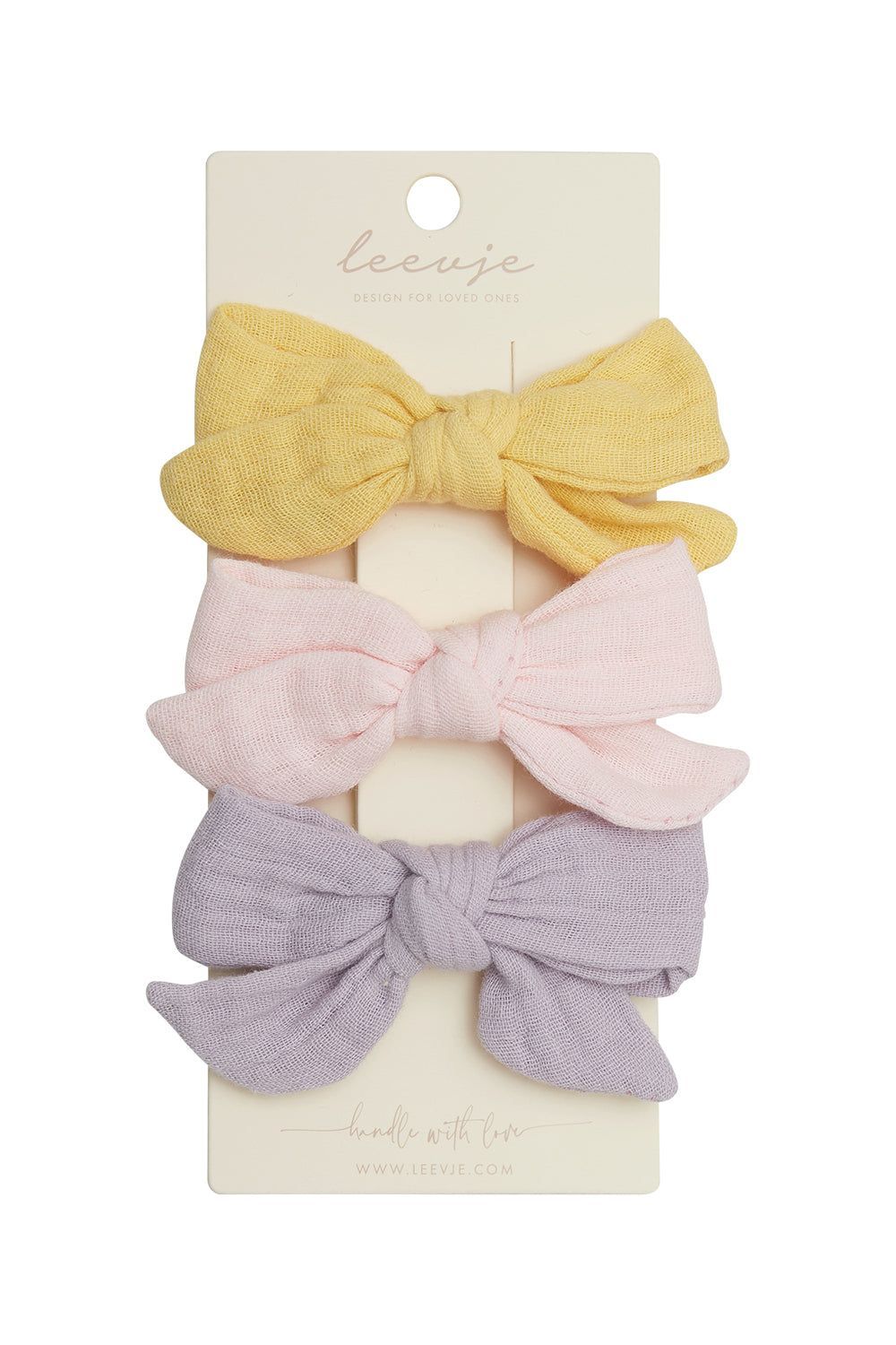 Haarspangen muslin summer bows