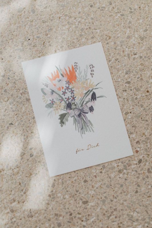 Postkarte Für dich