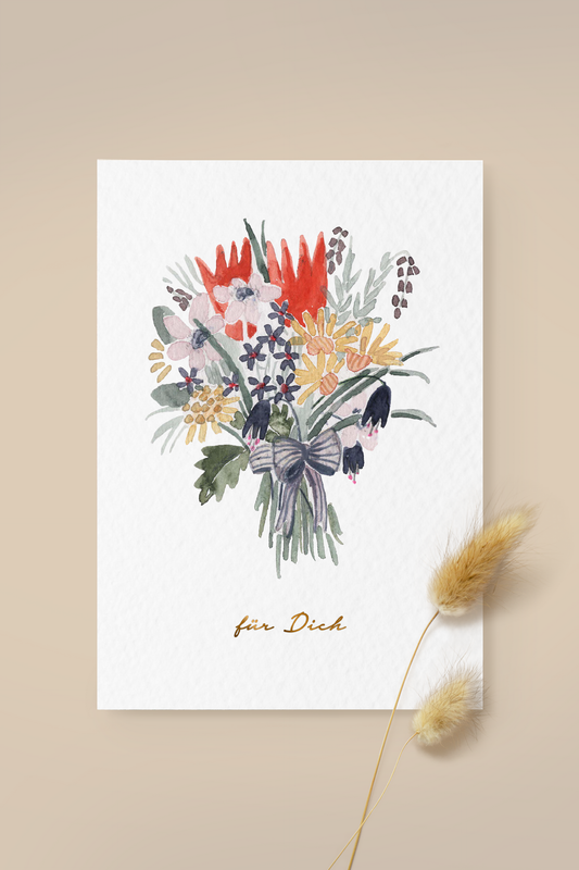 Postkarte Für dich