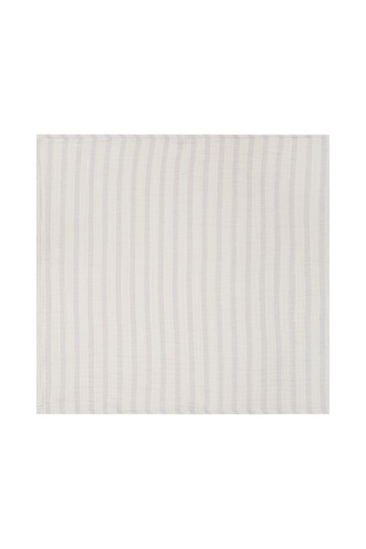 Musselintuch lavender stripes