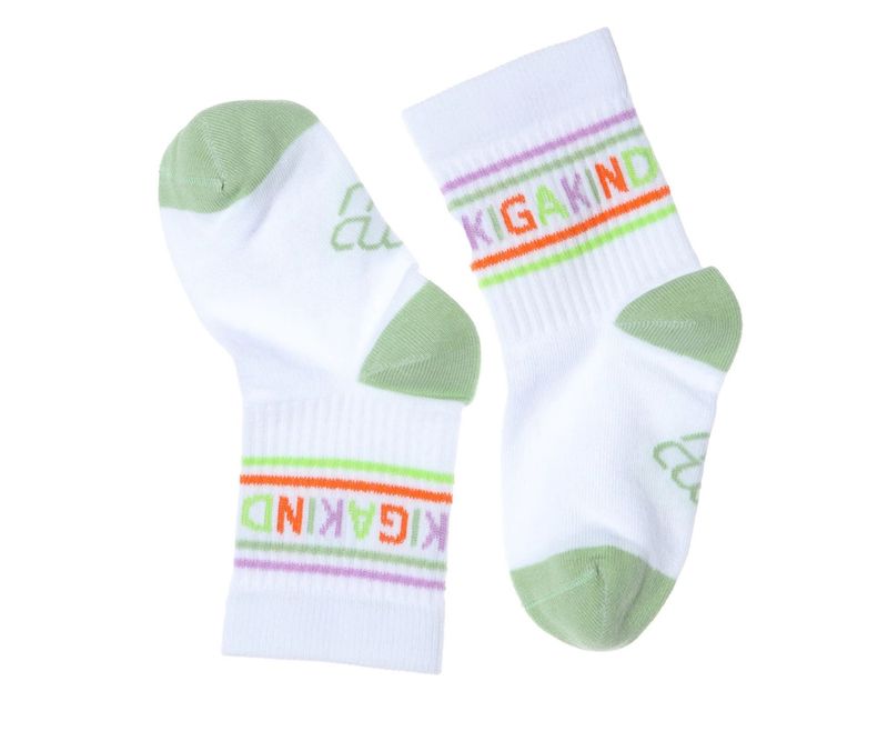 Socken “Kigakind” - grün - 15-20 (1-3 Jahre)