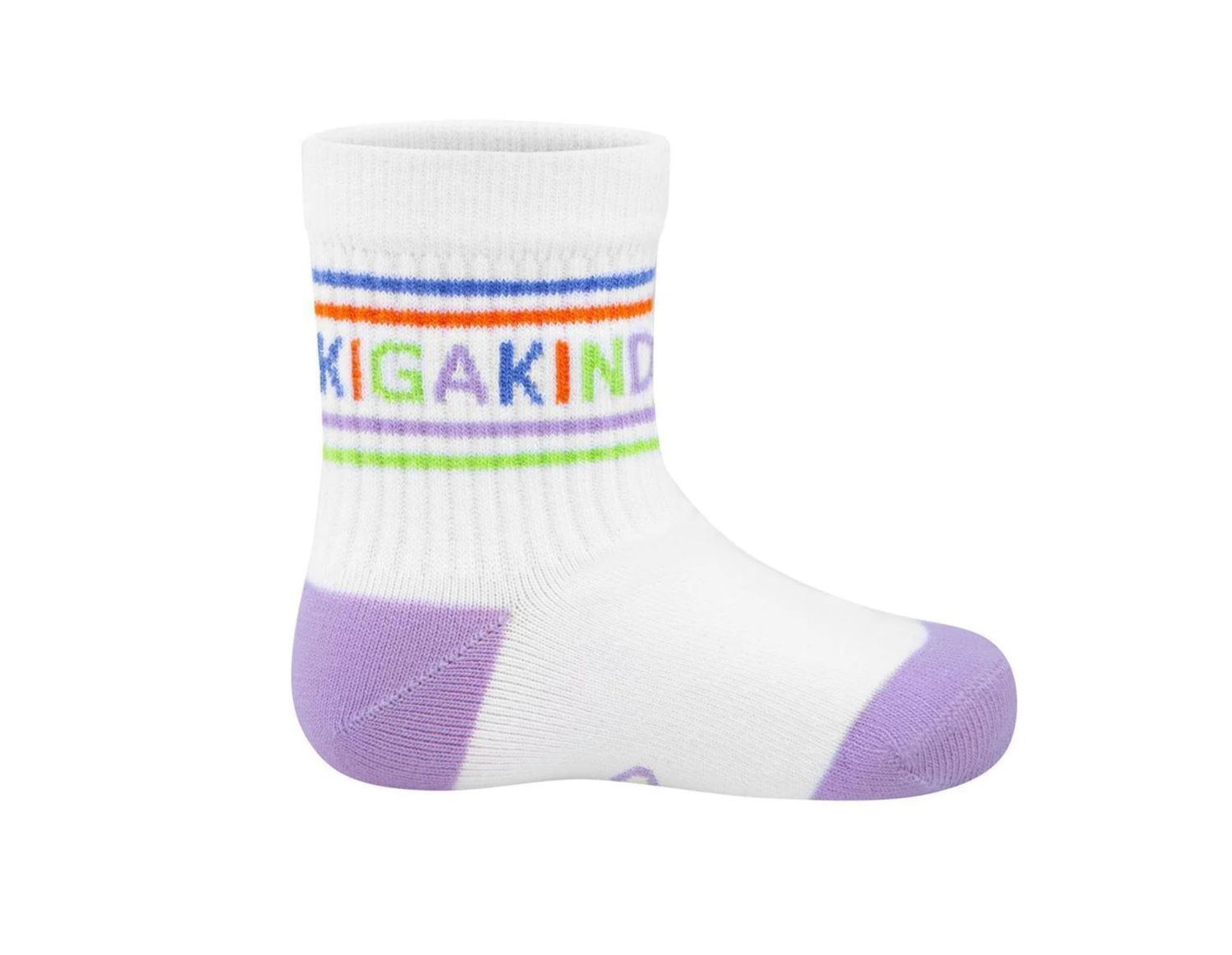 Socken “Kigakind” - violett - 15-20 (1-3 Jahre)