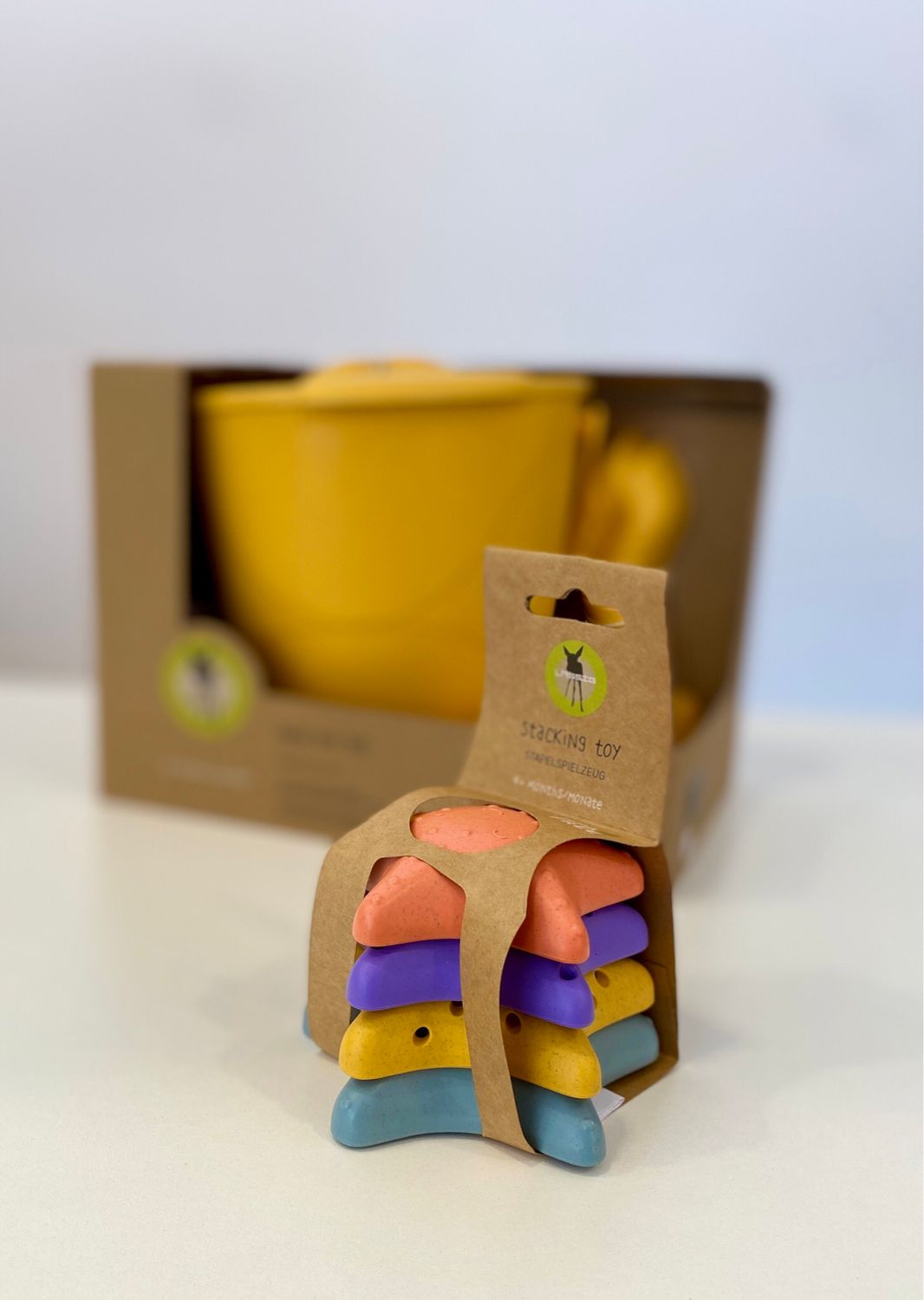 Stapelspielzeug Seestern bunt