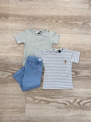 Leinenhose & Shirt Pauli & Xavier
