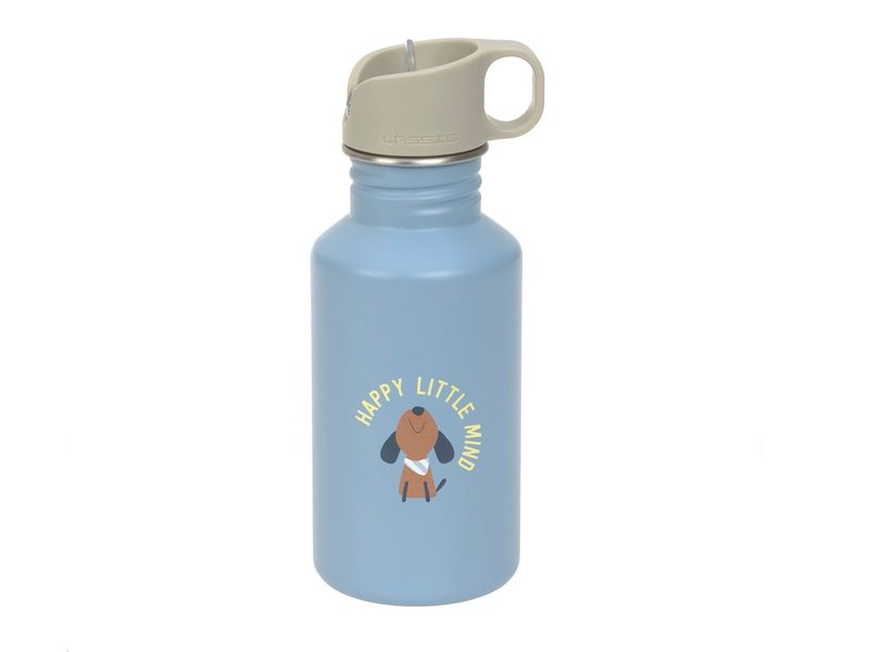 Edelstahl Kindertrinkflasche 500 ml, Pattern Party - blau Edelstahl Kindertrinkflasche 500 ml, Pattern Party - blau