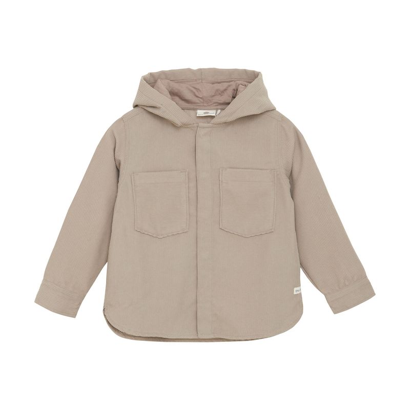 Cordhemd/-jacke mit Kapuze