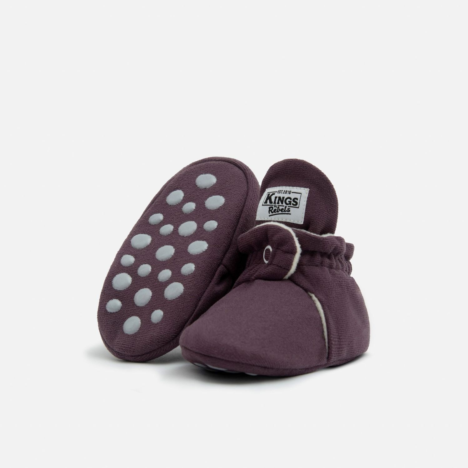 Booties Gamuza Classic/Gripper DUSTED PLUM