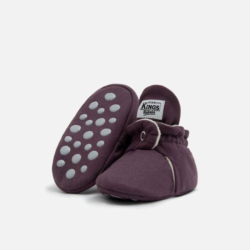 Booties Gamuza Classic/Gripper DUSTED PLUM Booties Gamuza Classic/Gripper DUSTED PLUM