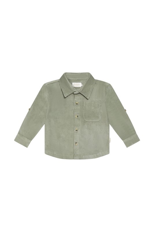 Kariertes Flanellhemd - green gingham