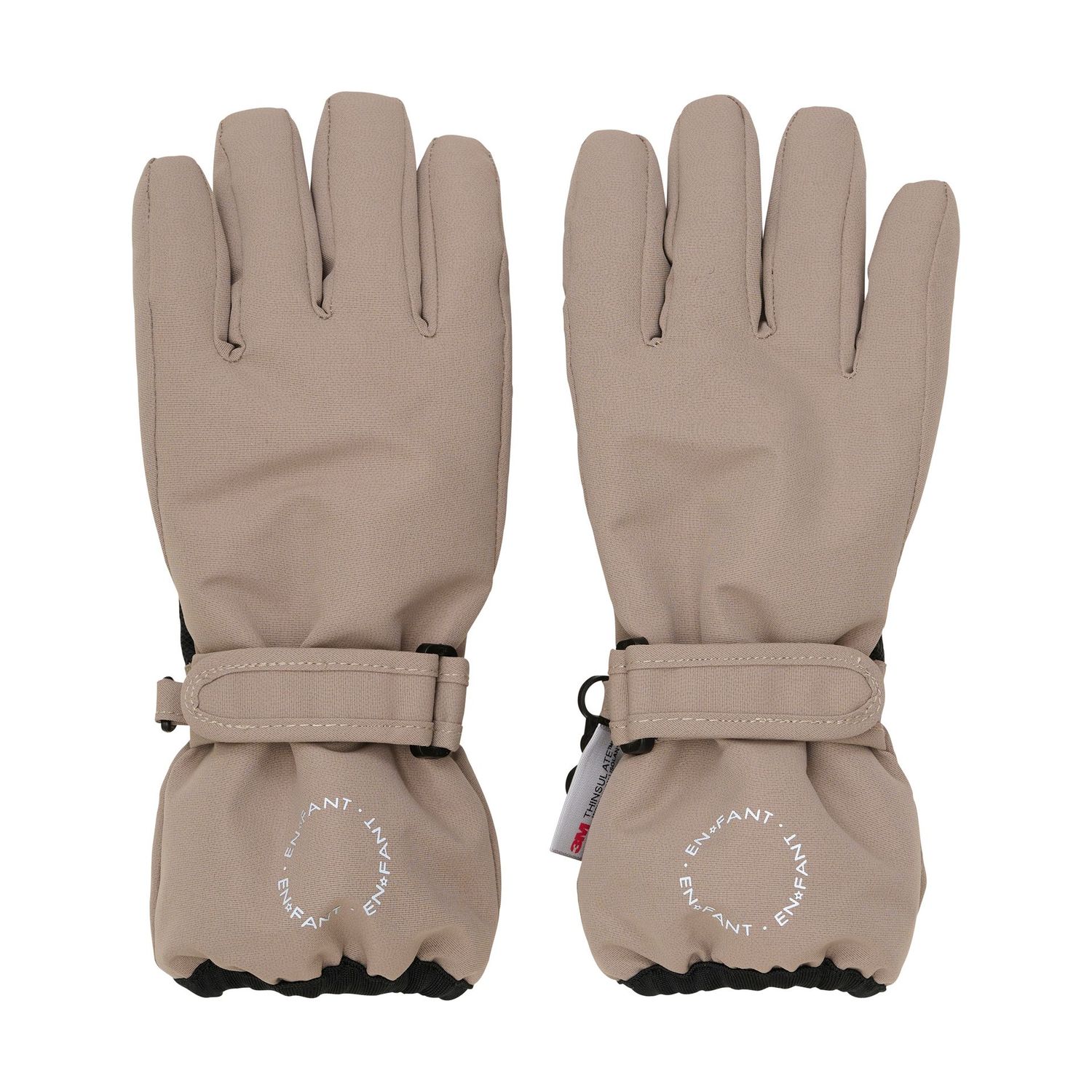 Handschuhe Wasserdicht mit Zipper - beige