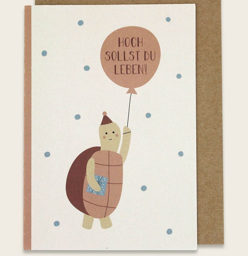 Klappkarte “Hoch sollst du leben” Klappkarte “Hoch sollst du leben”