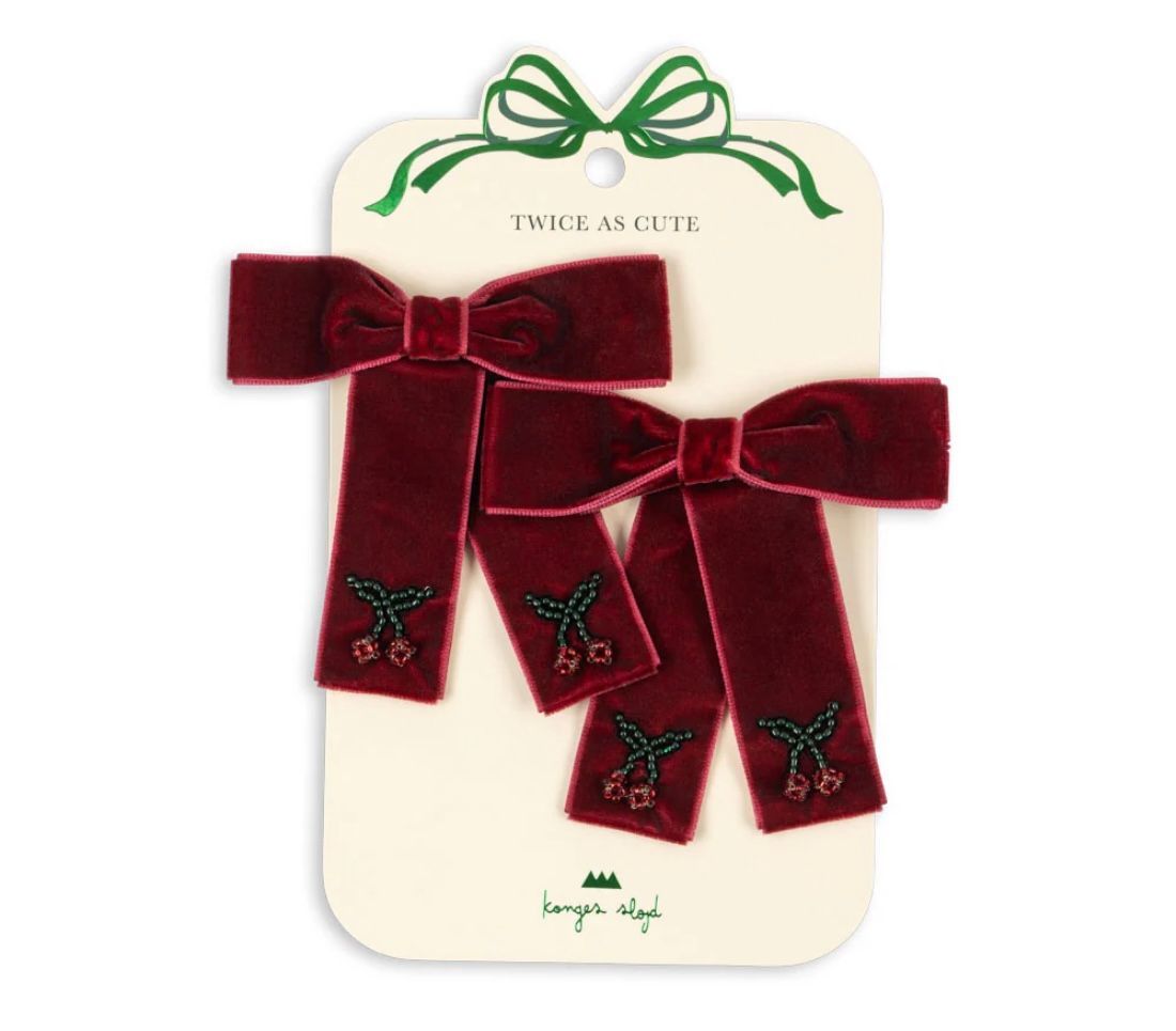 2er Pack Juliette Bow Hair Clip