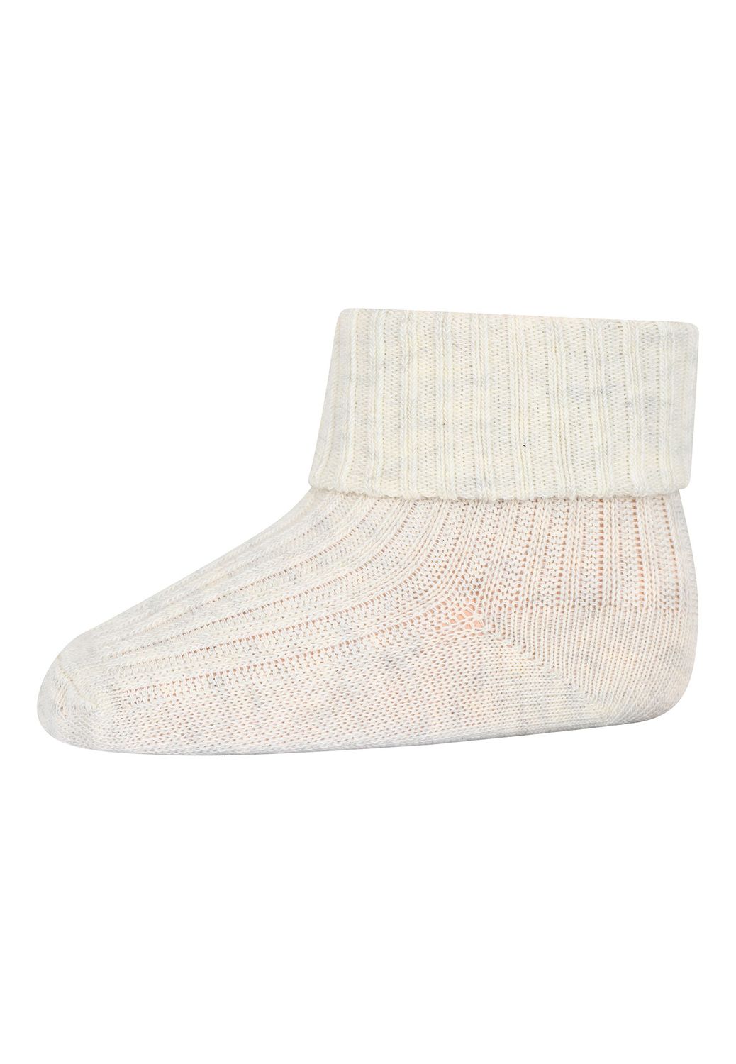 Socken Baumwolle Rib MP Denmark - Creme Melange 499