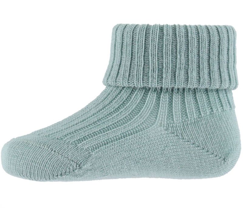 Socken - Wool Rib Baby MP Denmark - gray mist 4082