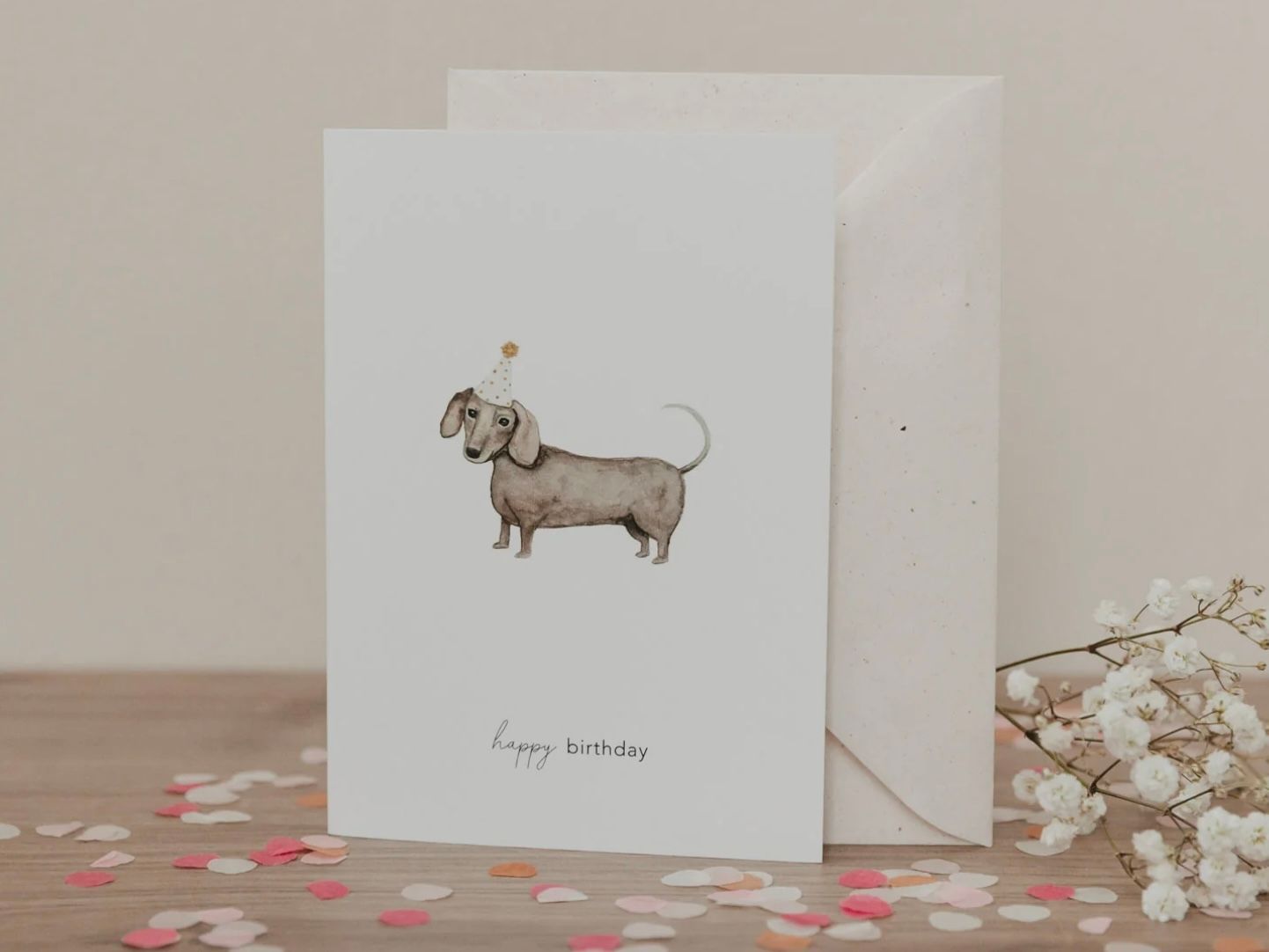 Klappkarte "Geburtstagsdackel"