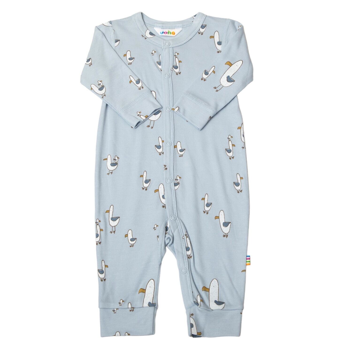 Jumpsuit Bambus Möwen - blau