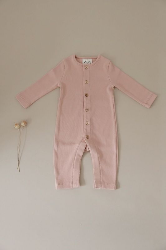 Strampler  - Dusty Rose / 3-6 Monate