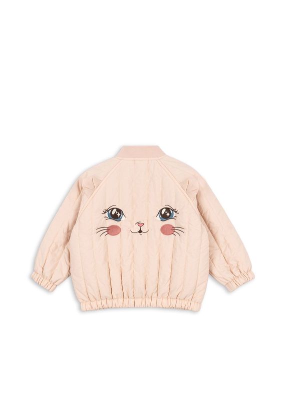 Juno Kitty Bomber Jacket - Cameo Rose