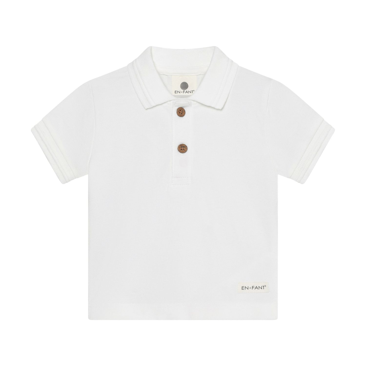 EN FANT Poloshirt kurzarm - weiß