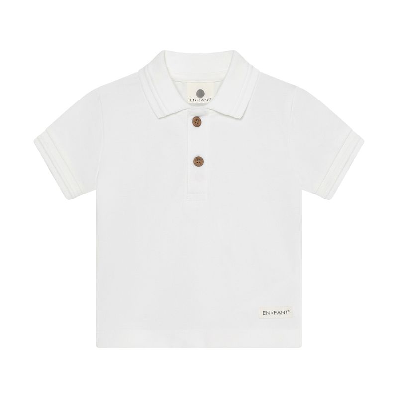 EN FANT Poloshirt kurzarm - weiß
