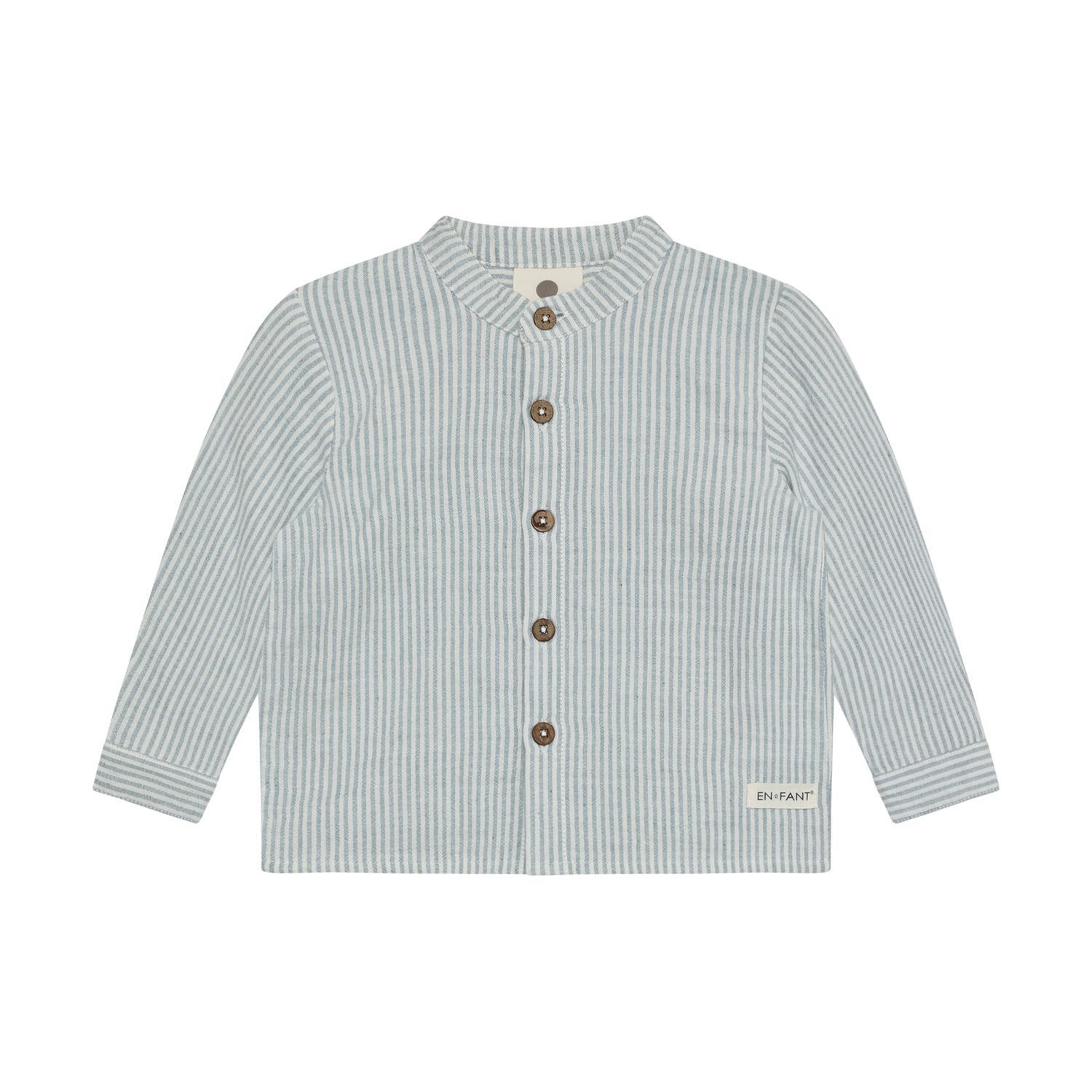 EN FANT Langarmhemd Muslin Stripe - citadel