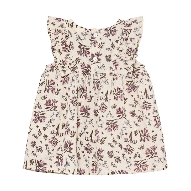 ENFANT Kleid NS Floral Woven - eggnog