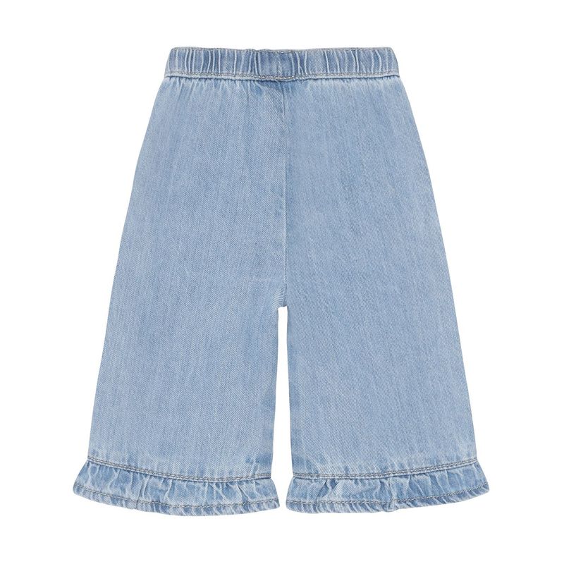 NOPPIES Hose straight fit - light blue denim
