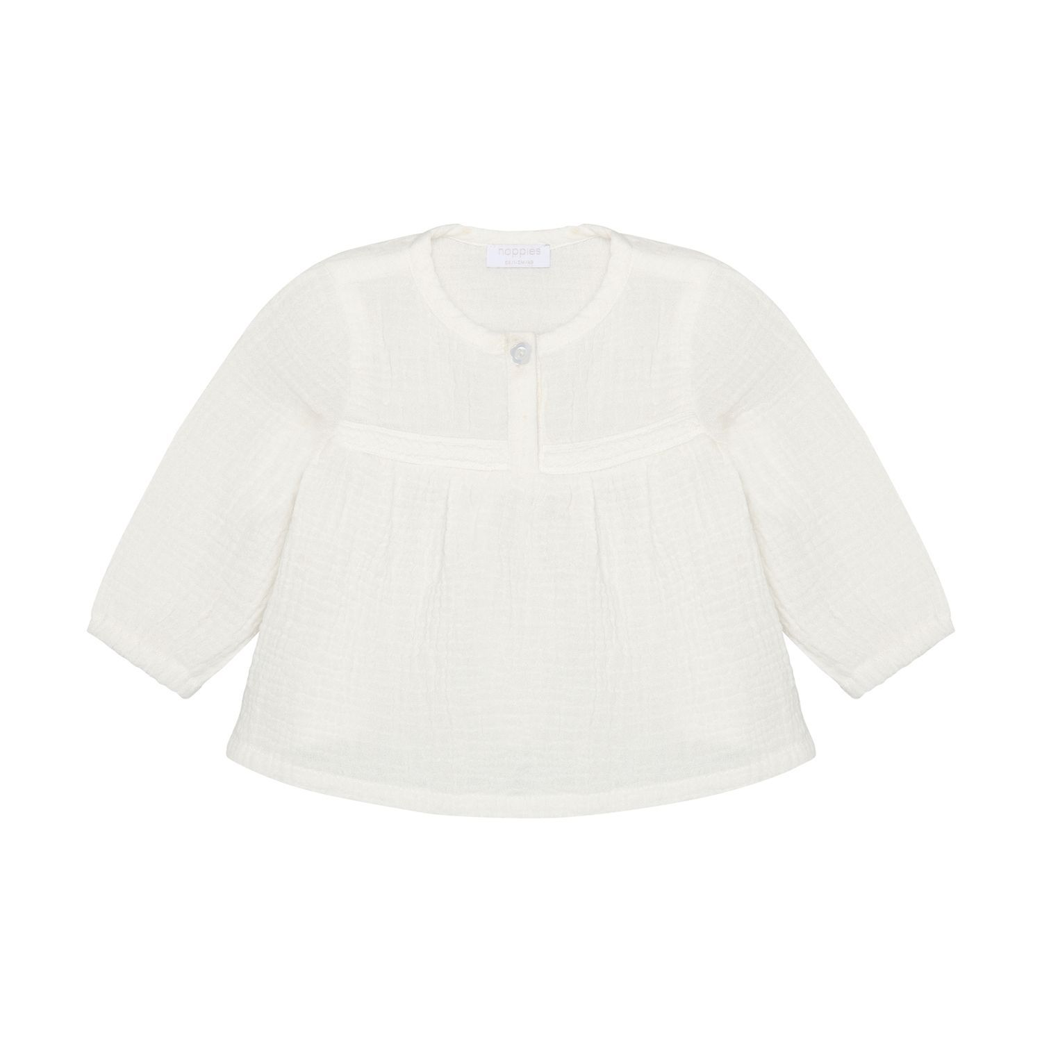 NOPPIES Bluse Langarn - egret