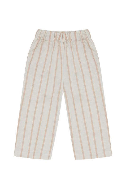 LEEVJE Hose - beige stripes