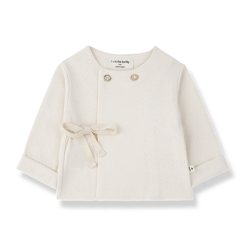 1+ in the family -  Wickelshirt Emilia - ecru
